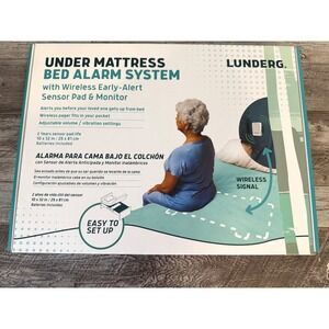 Under Mattress Bed Alarm System Caregiver Fall Prevention Early Alert NEW